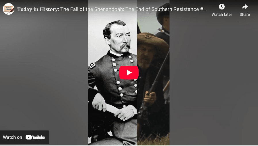 Video: Today in History: The Fall of the Shenandoah
